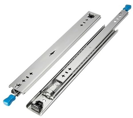 1pair 120kg Locking Drawer Slides/Runners 250-1500mm 4wd Trailer Fridge Draw(24inch(600mm))