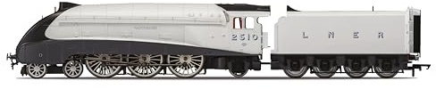 Hornby R30457 Dublo LNER Class A4 4-6-2 2510 Quicksilver, 00 Gauge Loco | Dublo 90th Anniversary Collection, 1:76 Scale, Model Railway for Adults & Collectors 14+