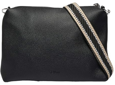 s.Oliver Umhängetasche Crossbody Bag Grey/Black schwarz