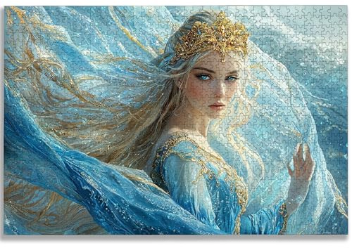 Puzzle 5000 Teile Prinzessin, Puzzle 5000 Teile Erwachsene, Holzpuzzle Erwachsene mit Exquisiter Verpackungsbox, Klassische Puzzles Anime für Die Ganze Familie, Groß Puzzles für Geschenke, Deko, -1485
