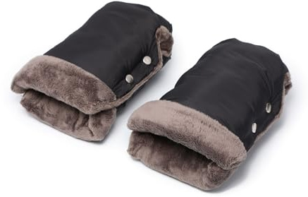 1 par de manguitos de invierno para cochecito de bebé, calentador de manos, carrito, guantes, accesorios, calentador de manos ajustable