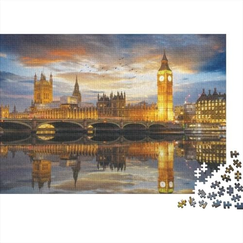 Hamburger Hafen Tag 1000 Teile Recycling-Karton für Erwachsene Hochauflösung Hamburger Hafen Puzzle für Geschenke und Wanddekorationen Tolle Geschenkidee 70x50cm/1000pcs