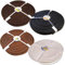bio-leine SuperGrip BioThane Meterware - in Dunkelbraun I 12 mm breit und 6,25 mm dick I bis zu 30 m lang I schmutz- und wasserabweisend