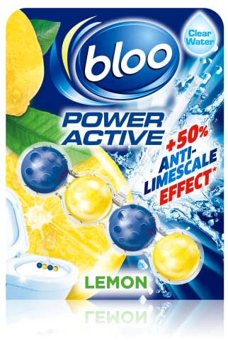 Bloo Power Active WC-Rand Block, 50 g, Zitronengelb