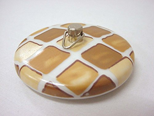 TAPON BAÑERA Lavabo BIDE Fregadero Standard Porcelana Mosaico Marron