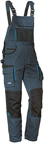 Uvex Tune-up Männer-Cargohose - Latz-Bundhose für die Arbeit - Dunkelblau - 64