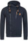 Indicode Herren Elm Kapuzensweatjacke | Herrenhoddie Hoodie Kapuzenpullover Männer Navy, S