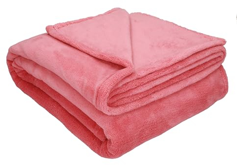 Betz Kuscheldecke Wohndecke Tagesdecke Bern Größe 150 cm x 200 cm Farbe lachs