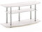 Furinno Frans Meuble TV pour Téléviseur Jusqu'à 46 Pouces, Engineered Wood, Chêne Blanc, 3 Niveaux
