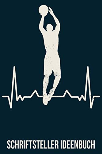 Schriftsteller Ideenbuch: Planungs- und Notizbuch zum ausfüllen | Autor | checklisten auch für Einsteiger | Arbeitsbuch | Autorenplaner | Basketball Spieler Fan