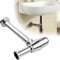 Nes Home Bathroom Standard Basin Sink Chrome Round Bottle Trap Waste