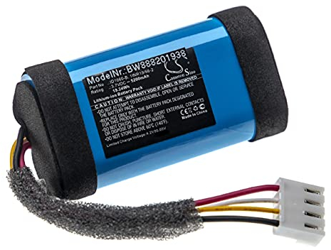 Batterie compatible avec JBL Flip 5, entre autres, ID1060-B, etc. 5200 mAh pour haut-parleurs, enceintes