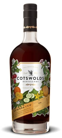 Cotswolds Summer Cup | 70cl | 25% vol | Flavoured Gin | Award-Winning Cotswolds Dry Gin with Oloroso and Pedro Ximenez Sherries & Aromatic Bitters | Mix with Lemonade, Ginger Ale, or Sparkling Wine