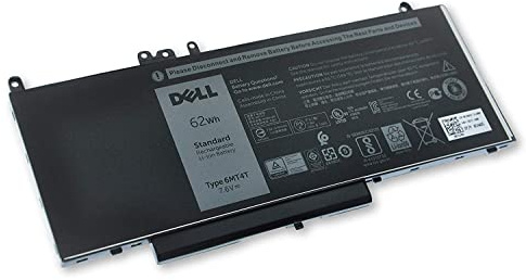 Dell Latitude E5270 E5570 E5570 Precision 3510 62 Wh Batterie 4 cellules Type 6MT4T Dell Numéro de pièce 7V69Y TXF9M K3JK9 CHWGG