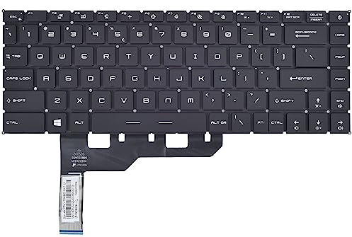 KBRPARTS Replacement Keyboard for MSI GS66 Stealth & GE66 Raider Series, USB, Mechanical, Per-Key RGB Backlit, US Layout