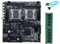 Frobea X99 Dual-Socket Scheda Madre LGA2011-3 Dual CPU Supporto RECC DDR4 Memoria con DDR4 4 GB 2666 Mhz Memoria RAM+ SATA