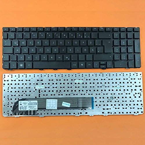 DEUTSCHE - Schwarz Tastatur Keyboard ohne Rahmen kompatibel für HP ProBook 4730s