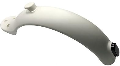 Guardabarros Trasero Universal para Patinete Eléctrico Xiaomi M365/Pro con Luz de Freno y Tornillos de Instalación, Accesorio de Repuesto Pieza de Reparación de Electrico Scooter (Blanco)