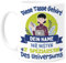 Tassenliebling® Informatikerin Tasse personalisiert - Beste IT-Spezialistin des Universums - Beidseitiger Druck - ITlerin Informatikerin Geschenke - Programmiererin Tasse - Geschenke Computer Nerds