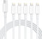 NKNZLY iPhone Charger 5 Pack 6FT USB C to Lightning Cable【Apple MFi Certified】iPhone Fast Charging iphone lightning cable charger cord for 14/13/12/12 Pro Max/11/Xs Max/XR/X,AirPods