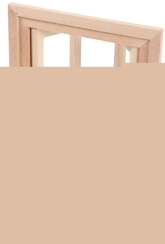 STOBOK Mini-fensterszenen-bastelarbeiten Fenstermodell Eines Puppenhauses 1:12 Puppenhauszubehör Mini-fensterrahmen Fenstermöbel Für Spielhäuser Puppenhaus-fenstermöbel Hölzern Ornamente