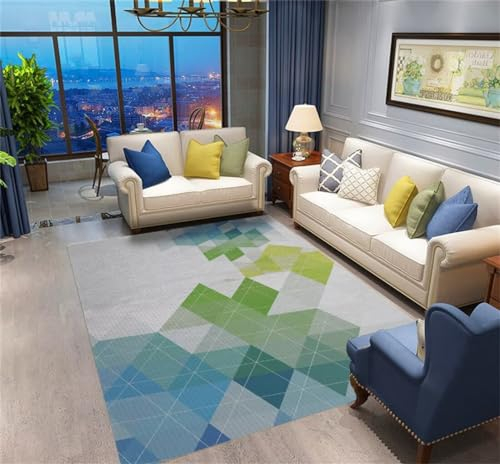 Teppich Mädchen Kinderzimmer Schlafzimmer rechteckiger Teppich Wohnzimmer blauer Teppich feuchtigkeitsbeständig teppich auslegeware moderne teppiche wohnzimmer kinderzimmer teppich mädchen 80X120C