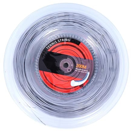 XIAOXIAOYU Cuerda de raqueta de tenis – Cuerda elástica de 656 pies – Cuerda de 16G/1.35mm para jugadores junior e intermedios, mejora la experiencia de golpeo, accesorio de tenis