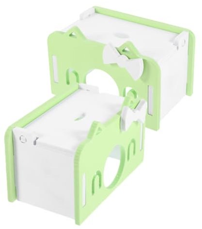 ORFOFE 2stücke Hamster Versteckhaus Kunststoff Gemütliche Schlaf Und Ruheplätze Für Zwerghamster Und Sicheres Zubehör Für Kleintiere Für Privates Habitat