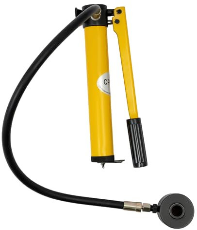 8T Perforatrice hydraulique pour tôle avec 6 tailles d'outils de poinçonnage pour aluminium, acier et plastique