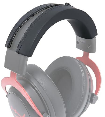 WC BandZ Cloud – Silikon-Kopfbandabdeckung für Kopfhörer der HyperX Cloud-Serie von Wicked Cushions | Verbesserter Komfort, Stil und Schweißschutz | Exklusiv für die HyperX Cloud-Serie | Black