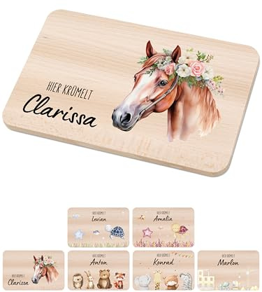 Bärenfreunde Frühstücksbrettchen personalisiert, Kinder Holzbrett Gravur | Schneidebrett, Brettchen, Frühstücksbrett mit Namen, Abschiedsgeschenk Kita Erzieher, Vesperbrett, Geschenk Junge