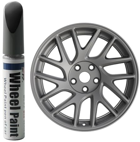 Ywooon Pintura de Retoque para llantas Para Tesla Model 3 2024+ Rear/LR Photon Wheel 18, Reparación de Pintura Reparación Rastra, Phantom Metallic