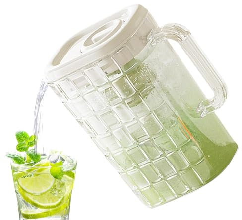 Refrigerator Pitcher For Cold Drinks, Fridge Cold Kettle, Insulated Cold Water Kettle, Water Kettle For Refrigerator, Glass Cold Water Kettle, Refrigerator Water Bottle Kettle