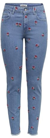 ONLY Onlhush Mw Emb Rw ANK Skinny DNM