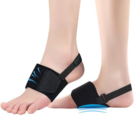 Bandages de Voûte Plantaire, Soutien Voute Plantaire Femmes Hommes Réglable Bandage Fasciite Plantaire Respirant Semelle Voute Plantaire pour Pieds Plats Voûte Plantaire Haute Aponévrosite Plantaire