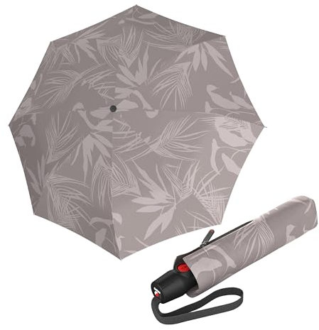 Knirps T.200 Duomatic Regenschirm mit automatischem Öffnen und Schließen, kompakt, winddicht, Reise-Regenschirm für Erwachsene, 97 cm Durchmesser, einziehbarer Regenschirm und Tragetasche
