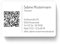 100 Visitenkarten, laminiert, mit QR-Code, inkl. Kartenspender