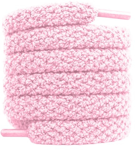 Slaace Lacet Fluffy Épais 15mm - Lacet Peluche Larges pour Chaussures et Sneakers, Fluffy laces