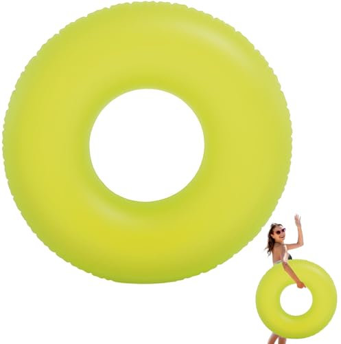 Rot Aufblasbarer Schwimmreifen Erwachsener Ø 36(91cm) Schwimmring Groß Poolring Aufblasbarer Schwimmring Sommer Wasser Schwimmen, Pool Floats Spielzeug Schwimm für Schwimmbadparty Sommerpool Party