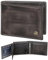 Fa.Volmer Leder Geldbörse Herren mit RFID-Schutz - extra-stabile Doppelnaht (9+4 Card - Basalt Grey)