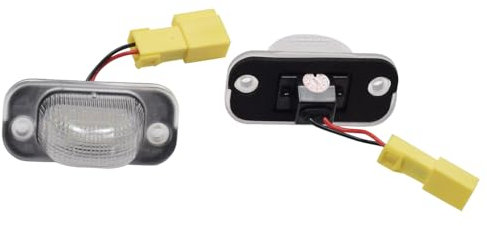 Fouedy LED-Kennzeichenleuchte, LED-Kennzeichenbeleuchtung, Autozubehör für Seat Toledo I 1 MK1 VW Golf II 2 MK2 Jetta II 2 MK2