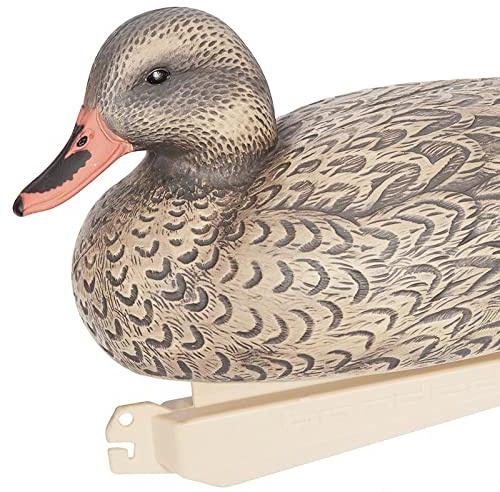 Pegciuho Lockente Wildente Lockvogel Schwimmende Ente Attrappe mit Anatomisch Perfektem Körper Und Realistischen Federdetails für Und Angler für Fe, Henne