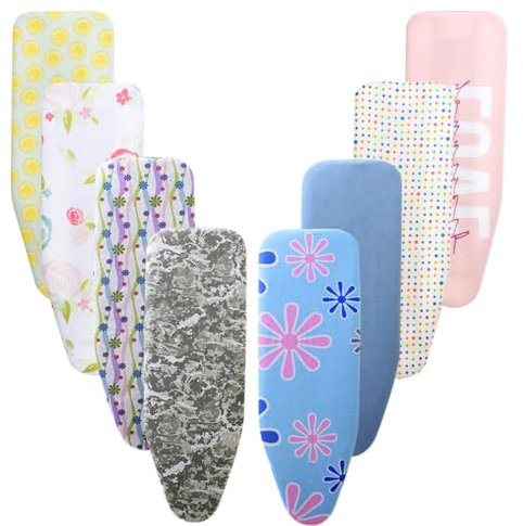 RJGYMTAZ Copriasse da Stiro in Cotone da 37,5 x 13 Pollici, Piccolo, Resistente alle bruciature e alle macchie/C/96 x 33 cm(B+Aluminum Film)