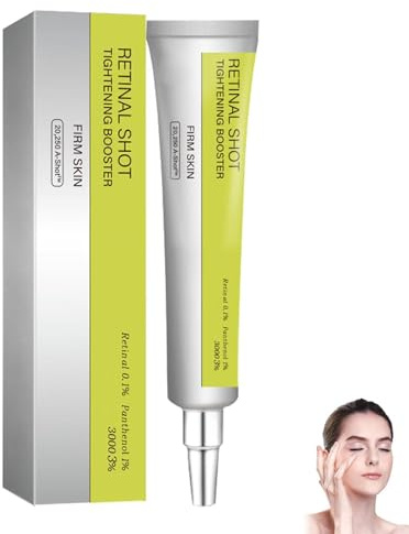 Retinal Shot Tightening Booster,15ml Retinal Eye Augenserum,Retinol Anti-Aging Augencreme,Hyaluronsäure-Augencreme,Feuchtigkeitsspendende Augenpflege für Taschen,feine Linien,Augenringe und Falten