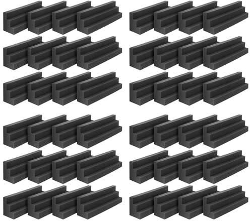 Yoeruers 48Pcs Acoustic Panels Trap Corner Studio Foam Sound Insulation Pad Wall Panel Corner Block for Studio or Theater