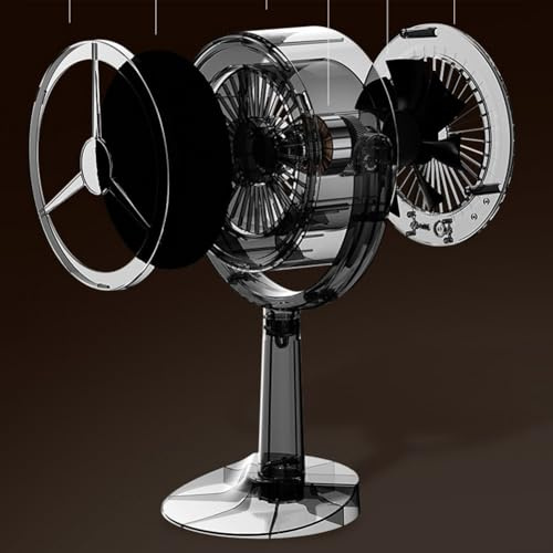 Yhenlovtt Cappa da tavolo USB con angolo regolabile, ventola di scarico portatile per cucina interna e barbecue, cappa aspirante compatta con Effic