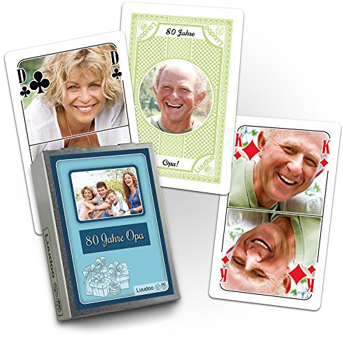 Foto-Rommé in personalisierter Blechschachtel (Canasta, Doppelkopf)