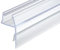 Gedotec Guarnizione di ricambio per doccia a 180°, 10 – 12 mm, guarnizione in vetro per pareti doccia in vetro – Box doccia, guarnizione per labbra, plastica PVC trasparente, 200 cm