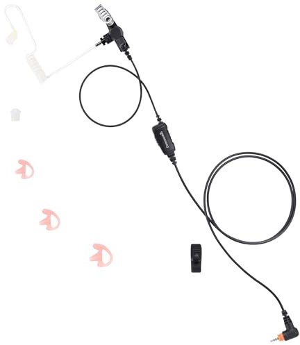 Commountain SL300 SL3500e Earpiece with Mic Compatible for Motorola Radios TLK-100 TLK-110 SL-300 SL7550 SL7550e SL-3500e TLK100 TLK110, Acousic Tube Headset