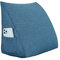 VERCART Keilkissen Bett Großes Rückenkissen Bett Kopfteil Bequemes Lesekissen für Bett und Sofa 2 in 1 Rückenlehne und Kopfkissen Couchkissen Langes XXL Lendenkissen Leinen 45cm Blau